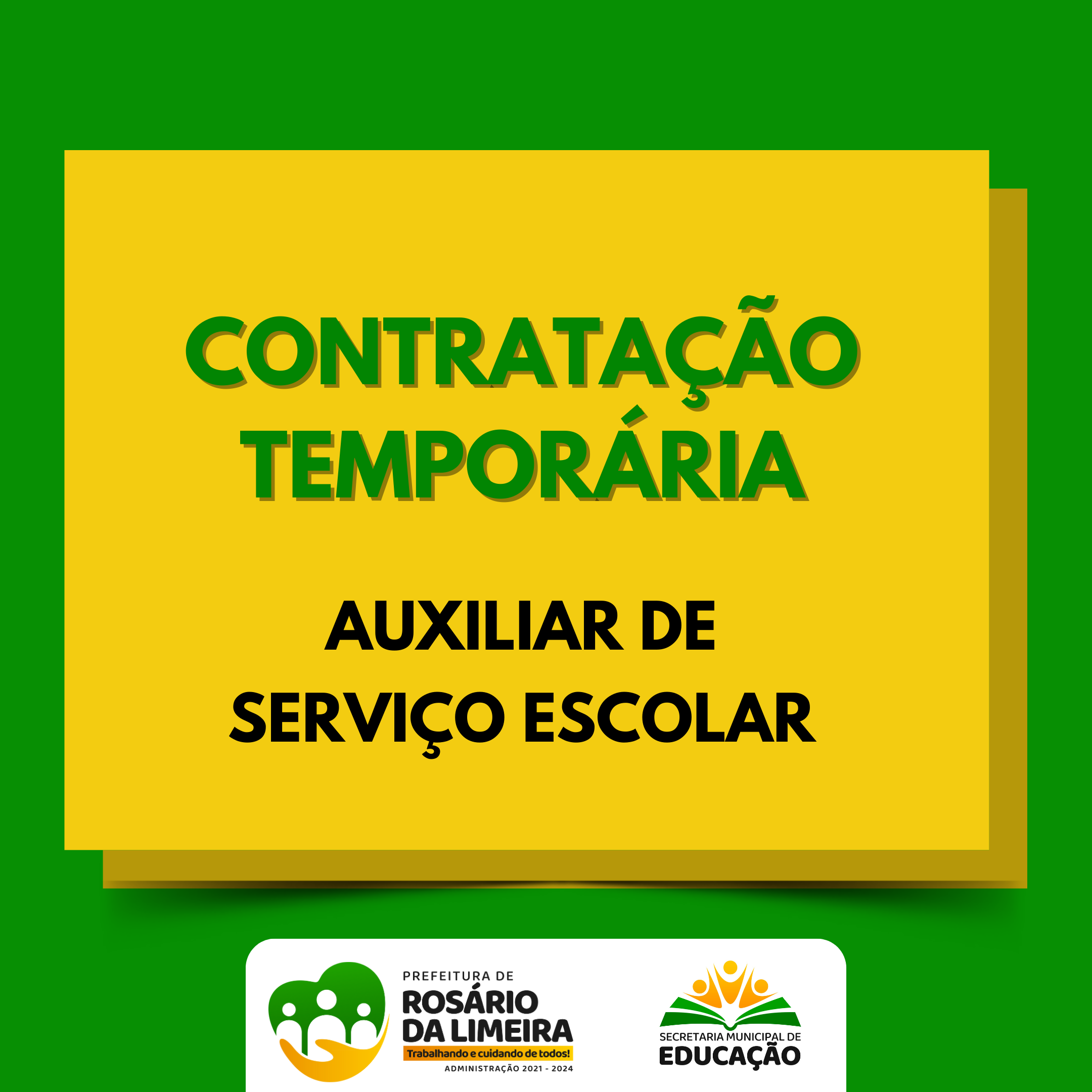 AUXILIAR DE SERVIÇO ESCOLAR